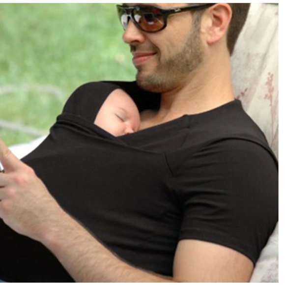 VIJA Design Men's Skin-To-Skin Kangaroo Short Sleeve Grey T-Shirt XL - Picture 7 of 9